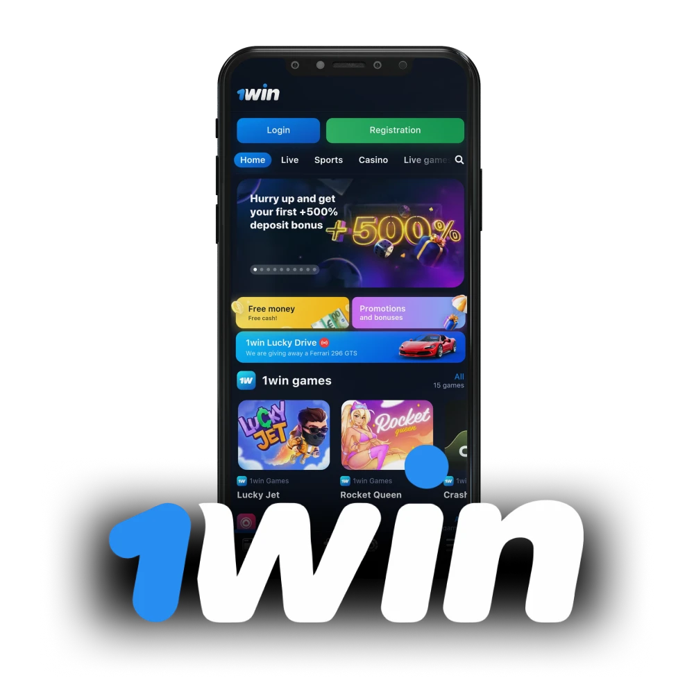Opt for the 1win application for all your betting and gaming needs.