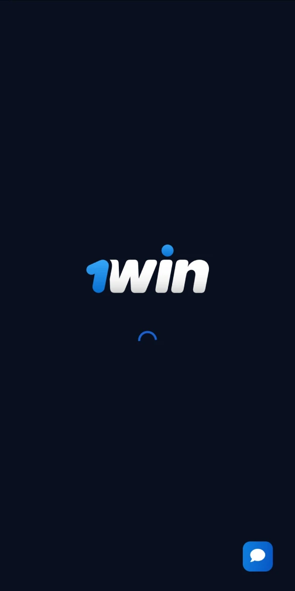 Begin the installation process for the 1win application on iOS.