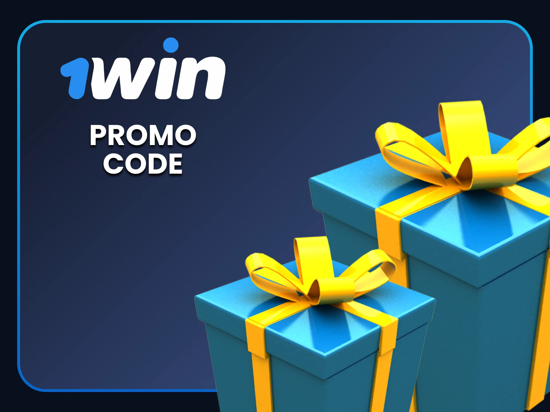 The 1win app allows you to utilize a promotional code.