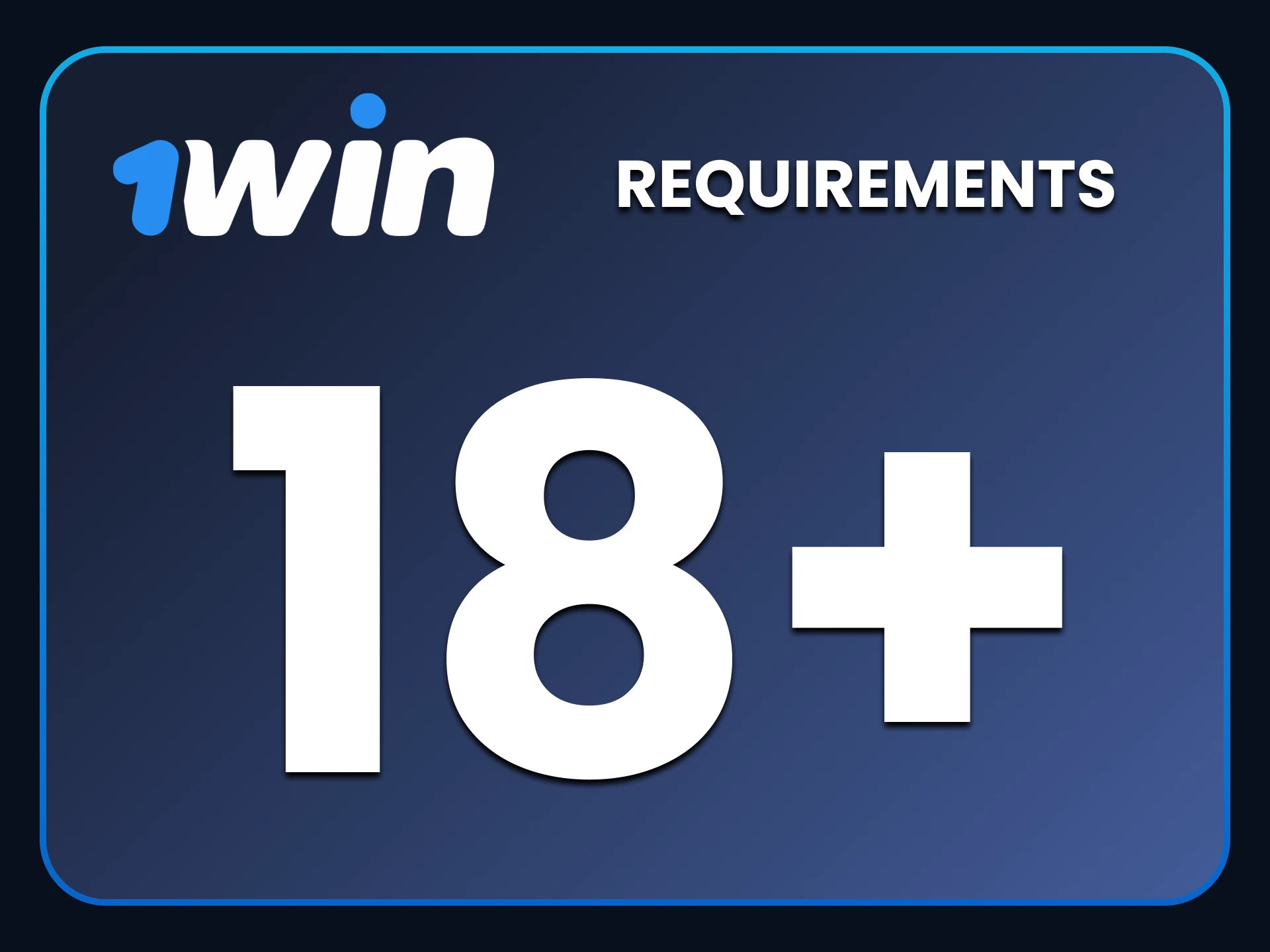 We will provide you with details regarding the requirements necessary for registering on 1win.
